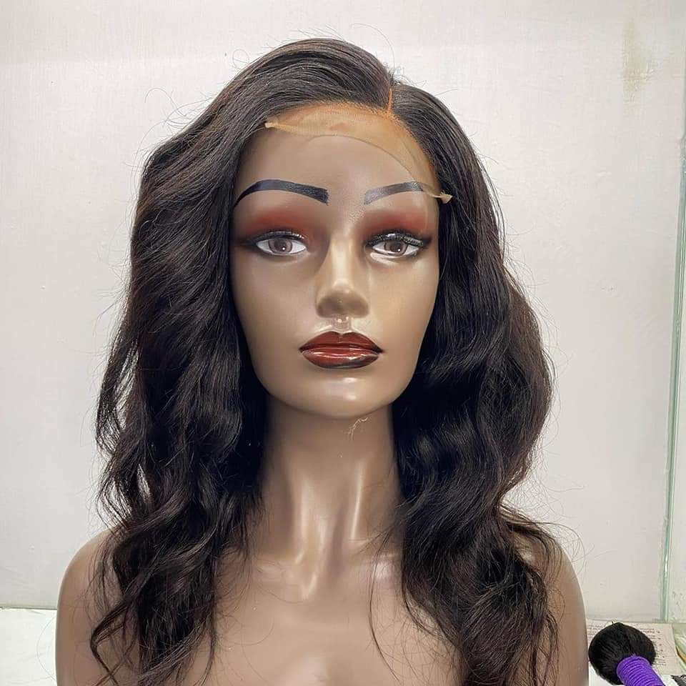 18" Body Wave Closure Wig - Human Hair